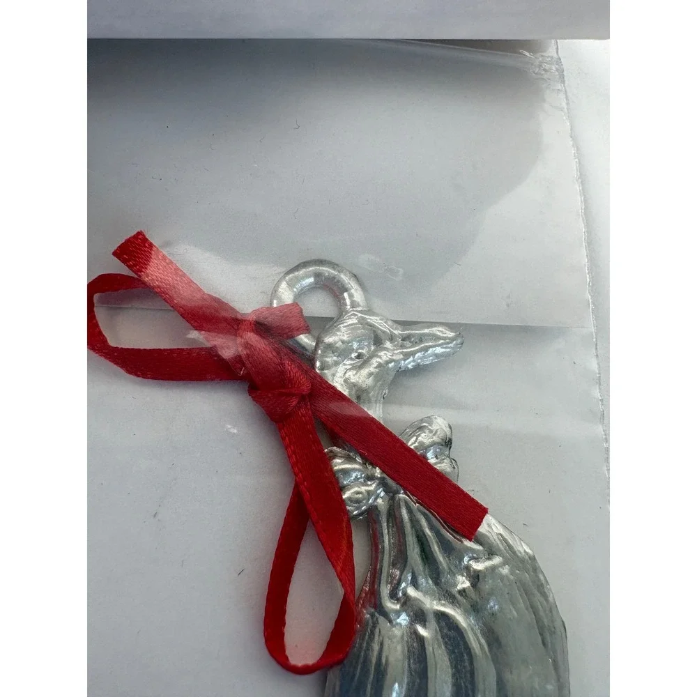 K & S Pewter Handcrafted Goose Ornament Stuart Karen Helble Virginia Lead Free